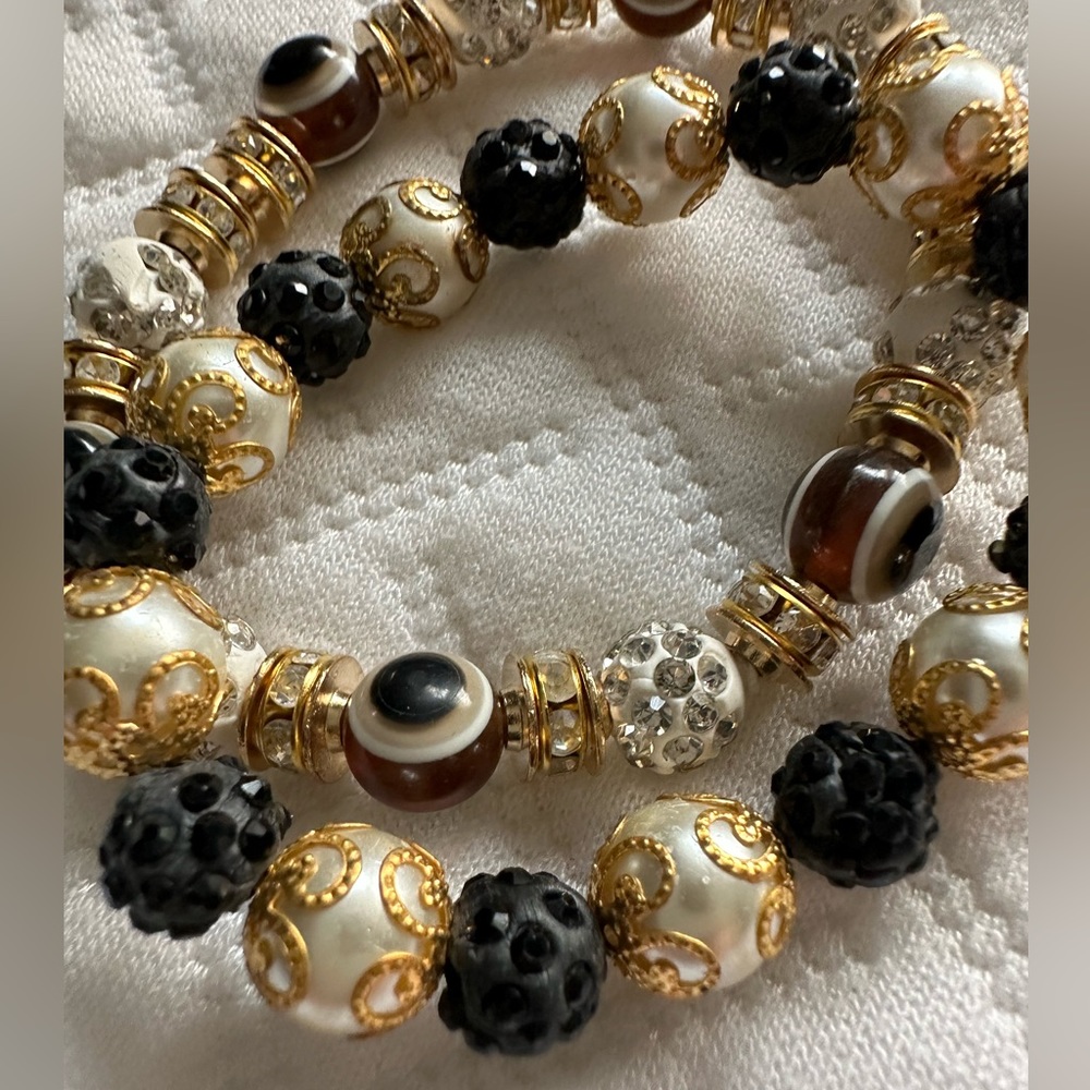 Stretchy Statement Pieces Fun Bracelets - image 2